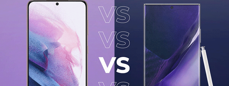 Galaxy Note 20 versus Galaxy S21